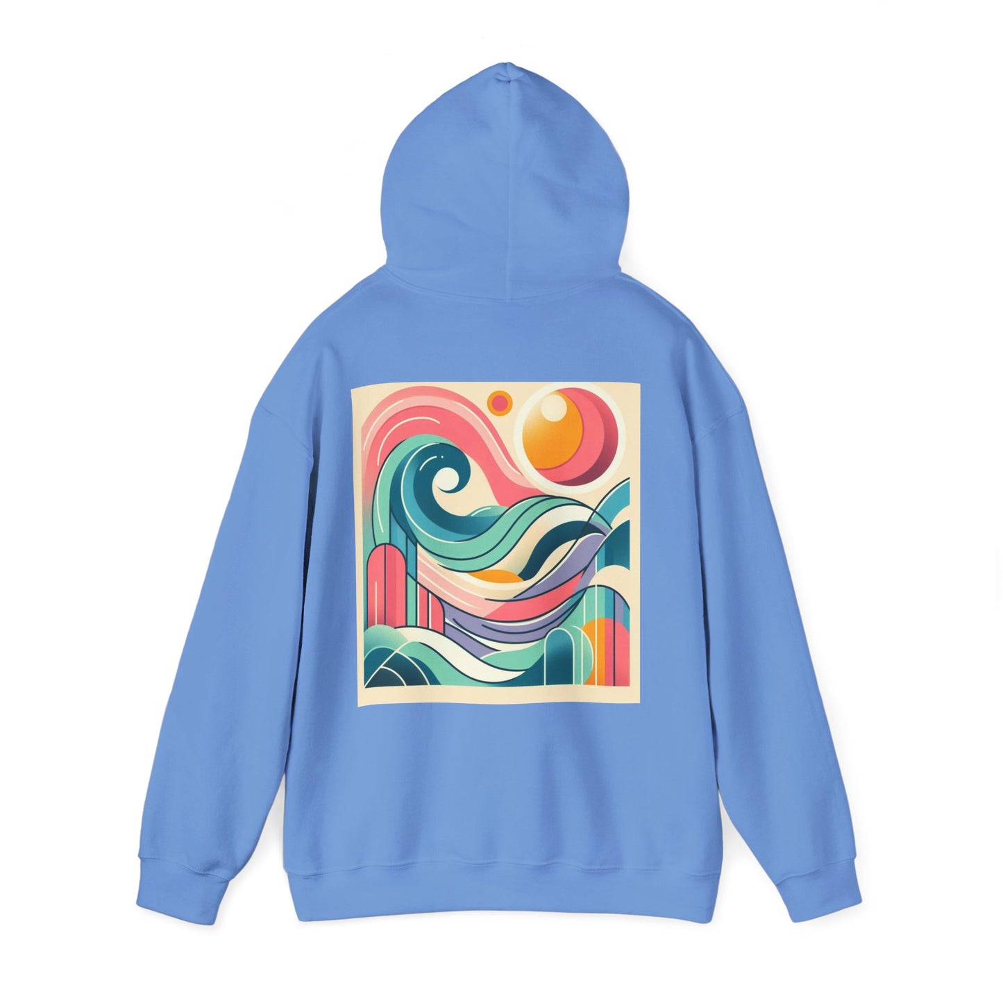 Geometric Wave Hoodie