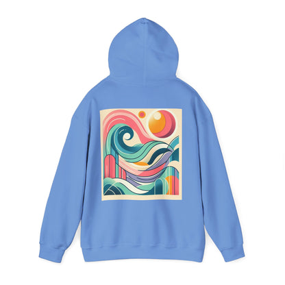Geometric Wave Hoodie