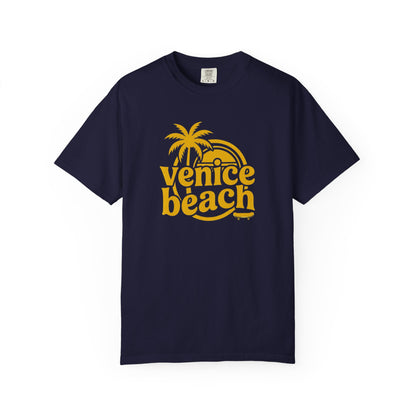 Venice Beach Retro Palm T-Shirt — Vintage Surf Vibe Tee