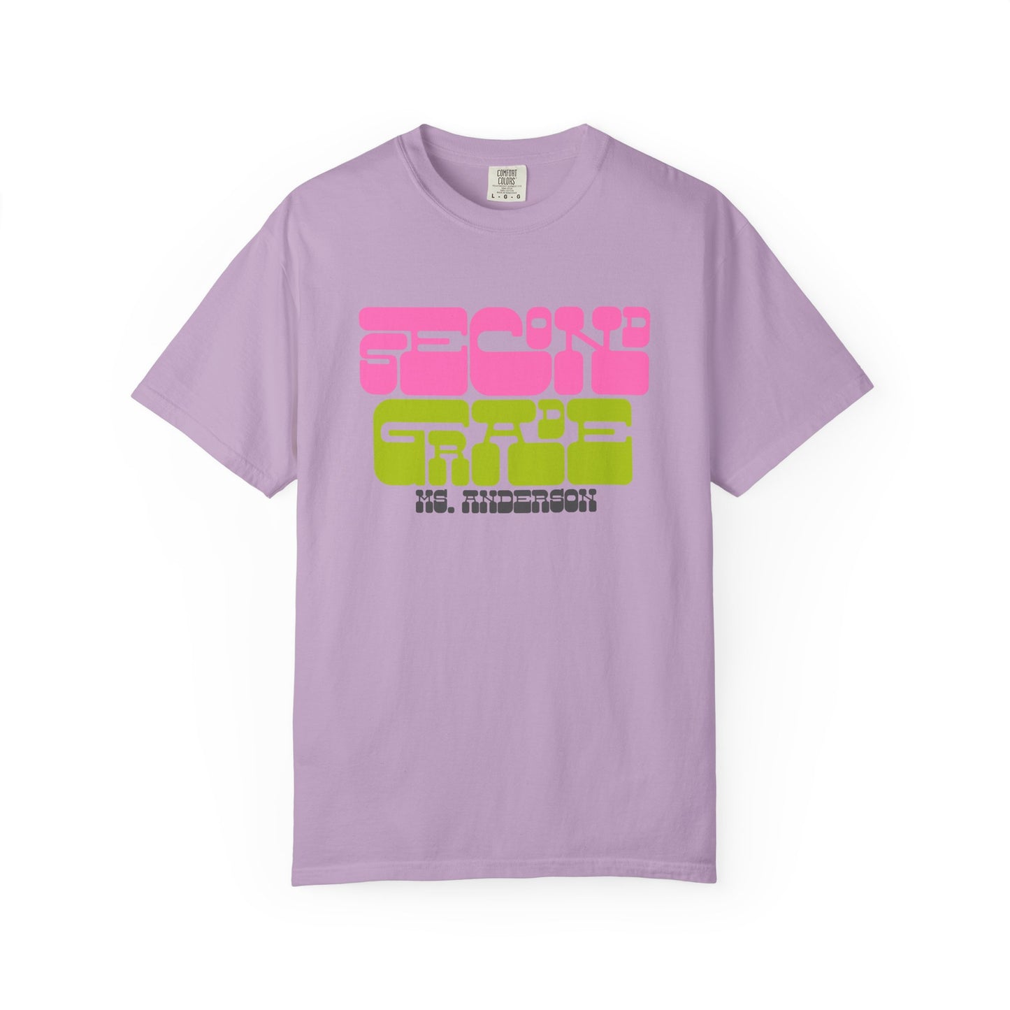 Groovy Second Grade Teacher - Personalized