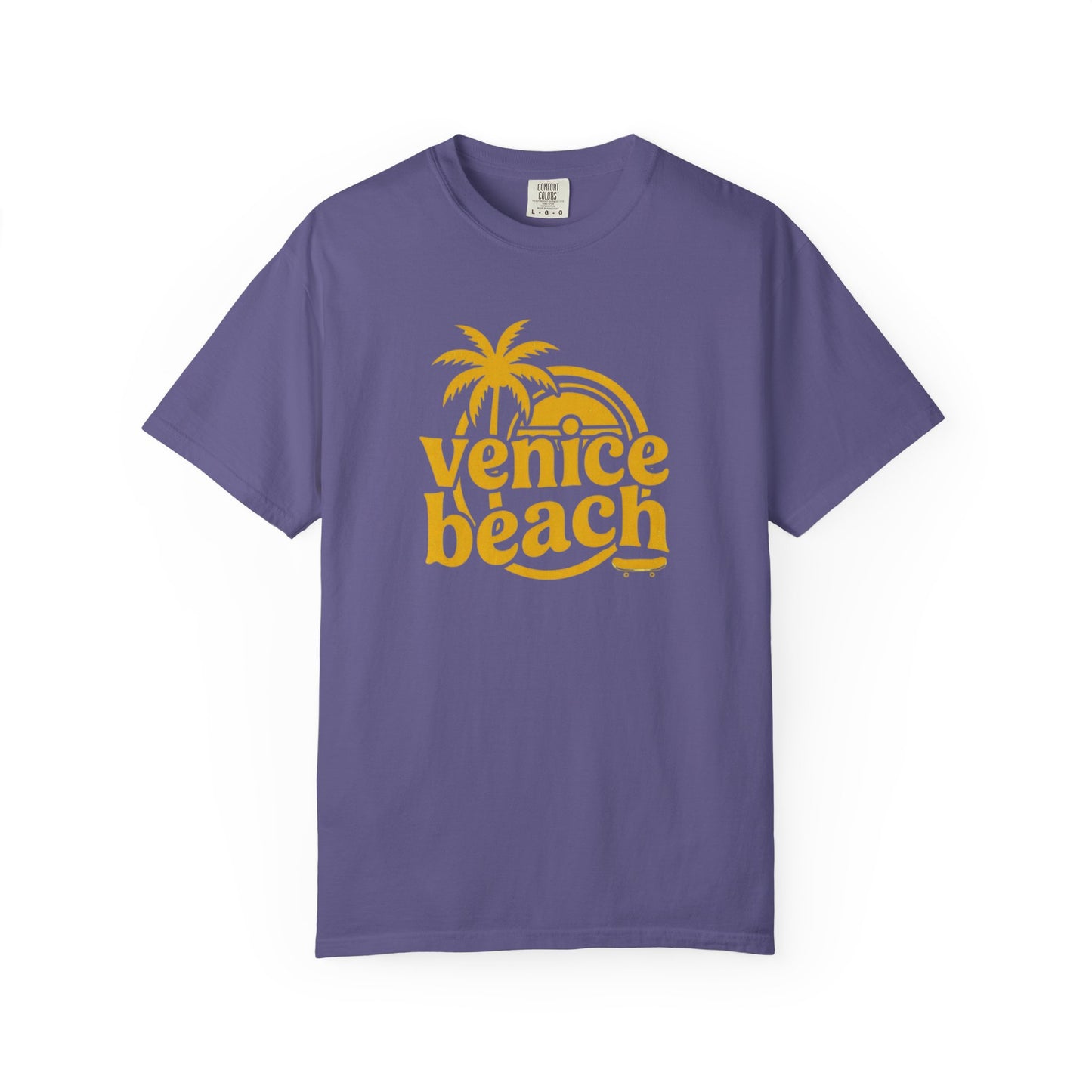 Venice Beach Retro Palm T-Shirt — Vintage Surf Vibe Tee