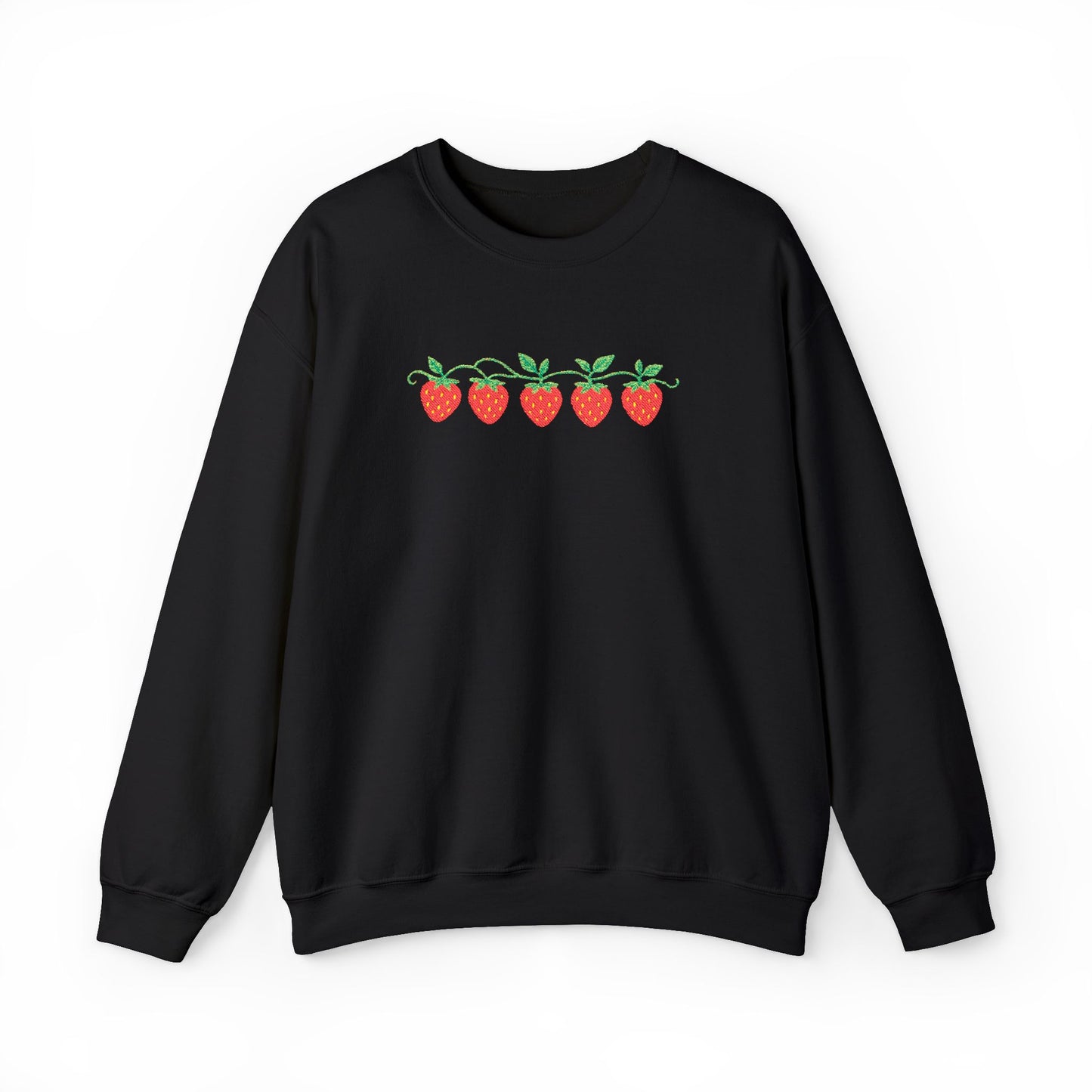 Strawberry Row Embroidered Sweatshirt