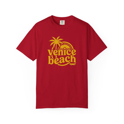 Venice Beach Retro Palm T-Shirt — Vintage Surf Vibe Tee