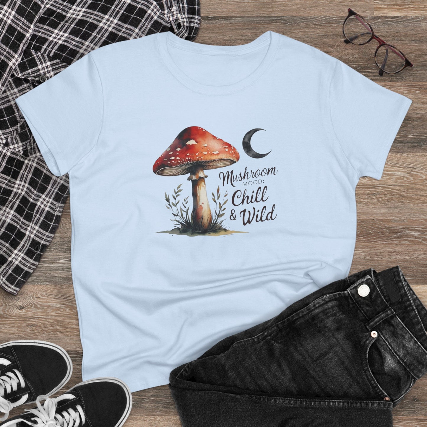 Mushroom Mood Chill & Wild Tee