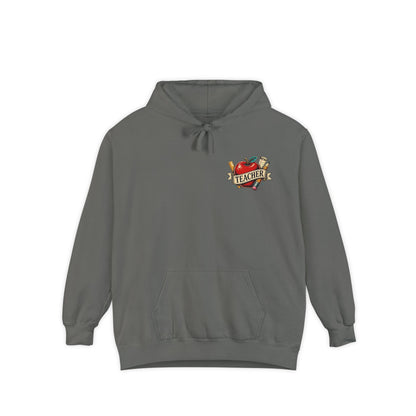 Teacher Vintage Heart Hoodie
