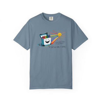 One Crayon Short of a Masterpiece Unisex T-shirt, Graphic Tee, Teacher Gift, Back to School Shirt, Classroom Attire, Art Vibes