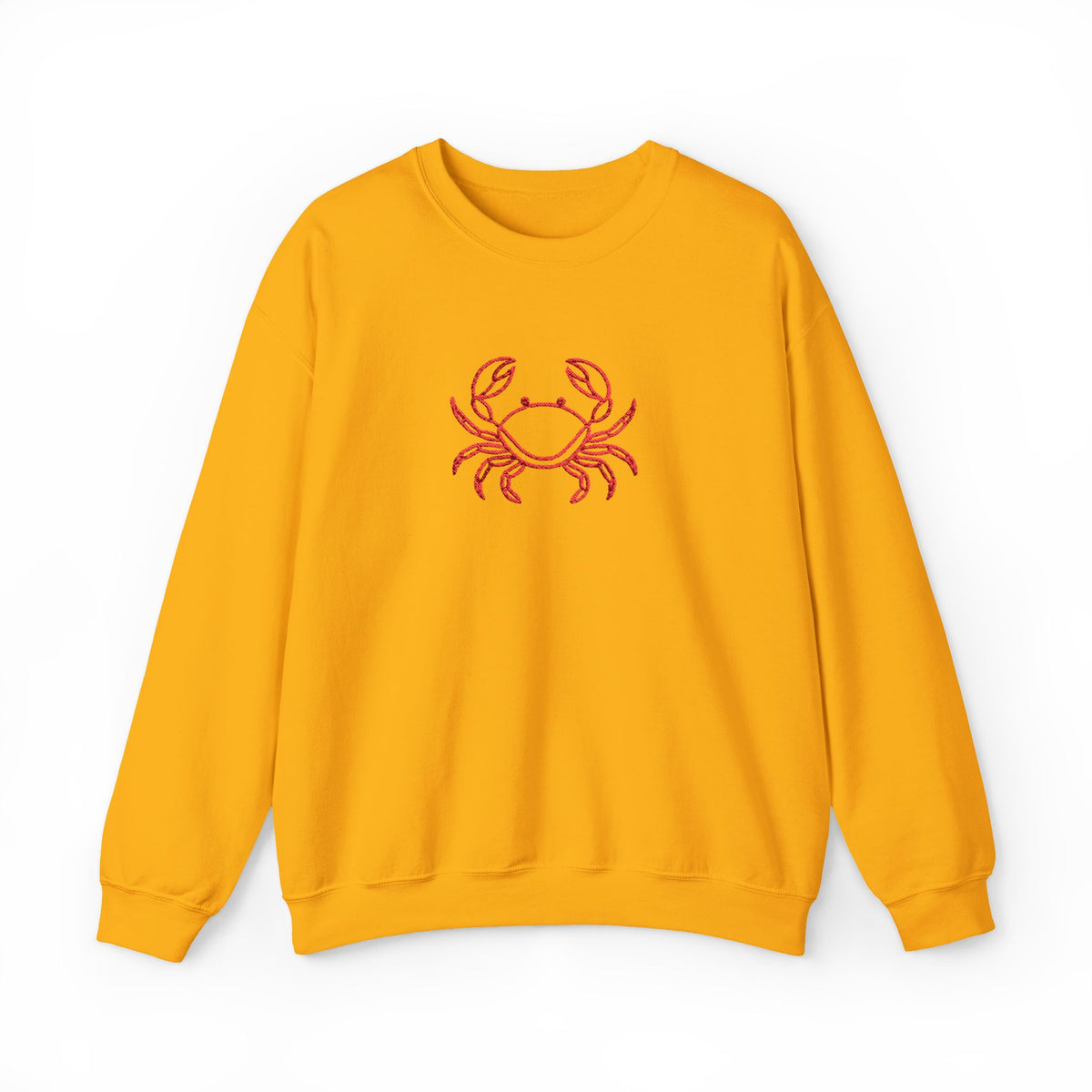 Crab Graphic Sweatshirt — Coastal Crab Crewneck for Beach Lovers