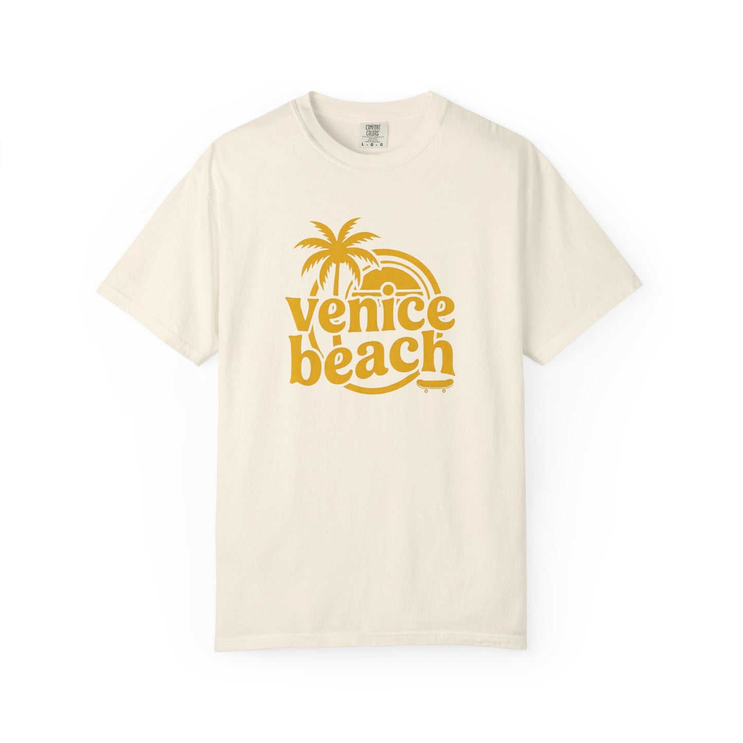 Venice Beach Retro Palm T-Shirt — Vintage Surf Vibe Tee