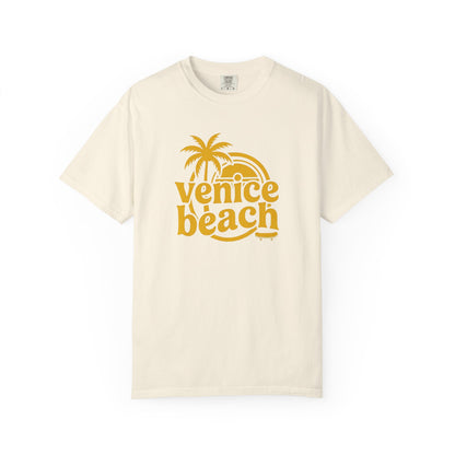 Venice Beach Retro Palm T-Shirt — Vintage Surf Vibe Tee