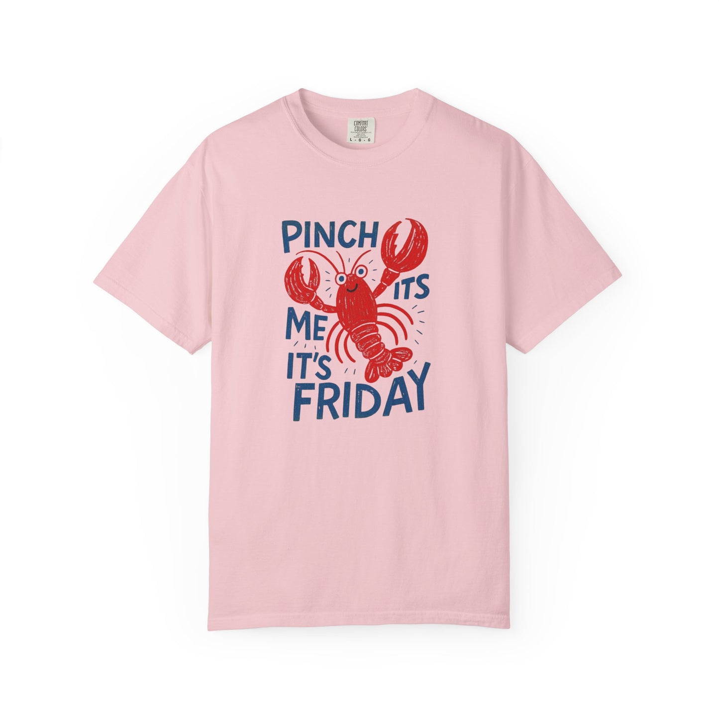 Friday Lobster T-Shirt — "Pinch Me It's Friday" Vintage Seafood Tee
