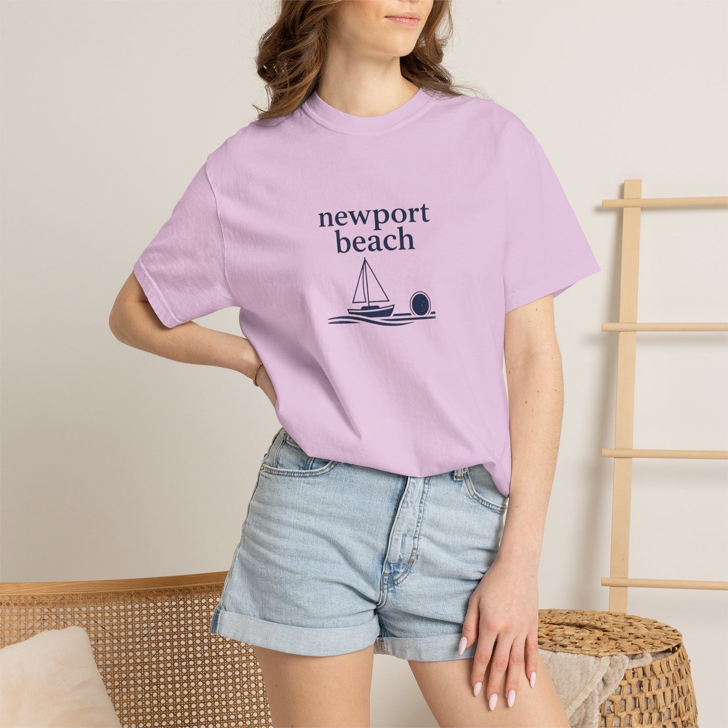 Newport Beach Sailboat Tee
