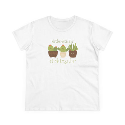 Cute Cactus Graphic Tee, Perfect for Teachers, Math Lovers, Gift for Students, Summer Style, Casual Wear