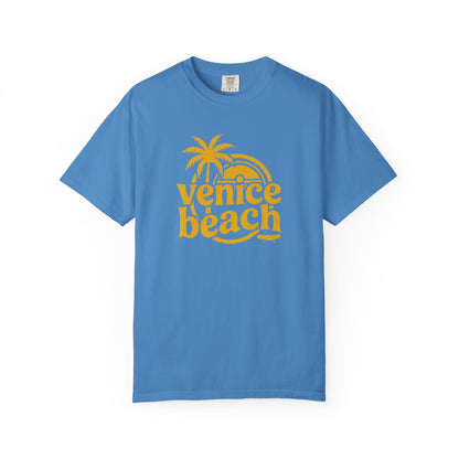Venice Beach Retro Palm T-Shirt — Vintage Surf Vibe Tee