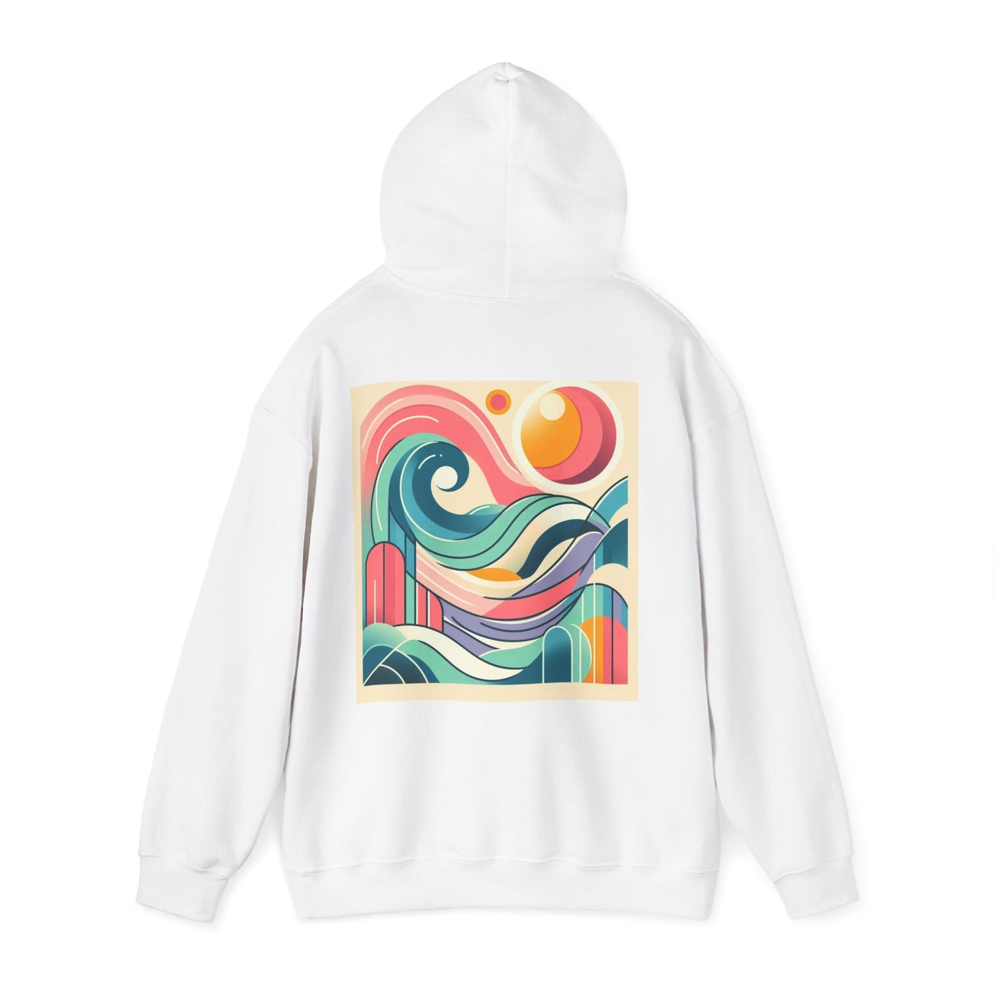 Geometric Wave Hoodie