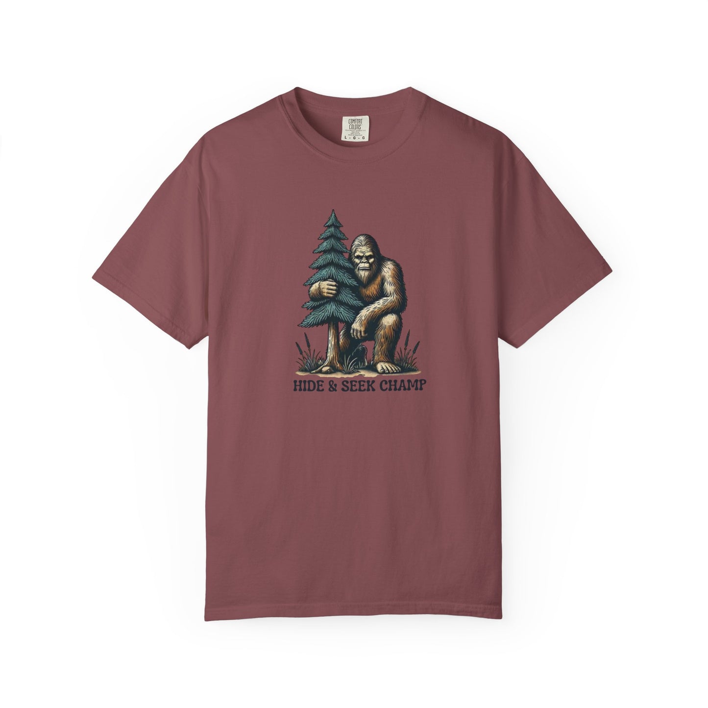Bigfoot Hide and Seek Champ Unisex T-shirt