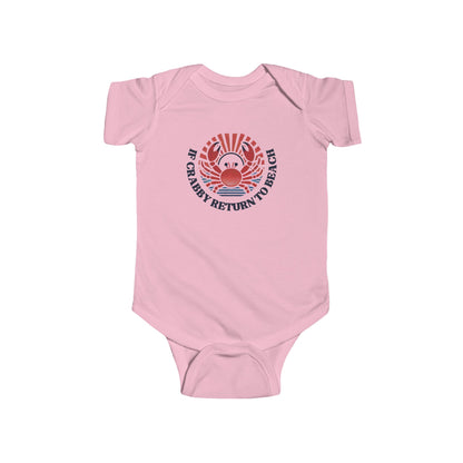 If Crabby Return To Beach Onesie