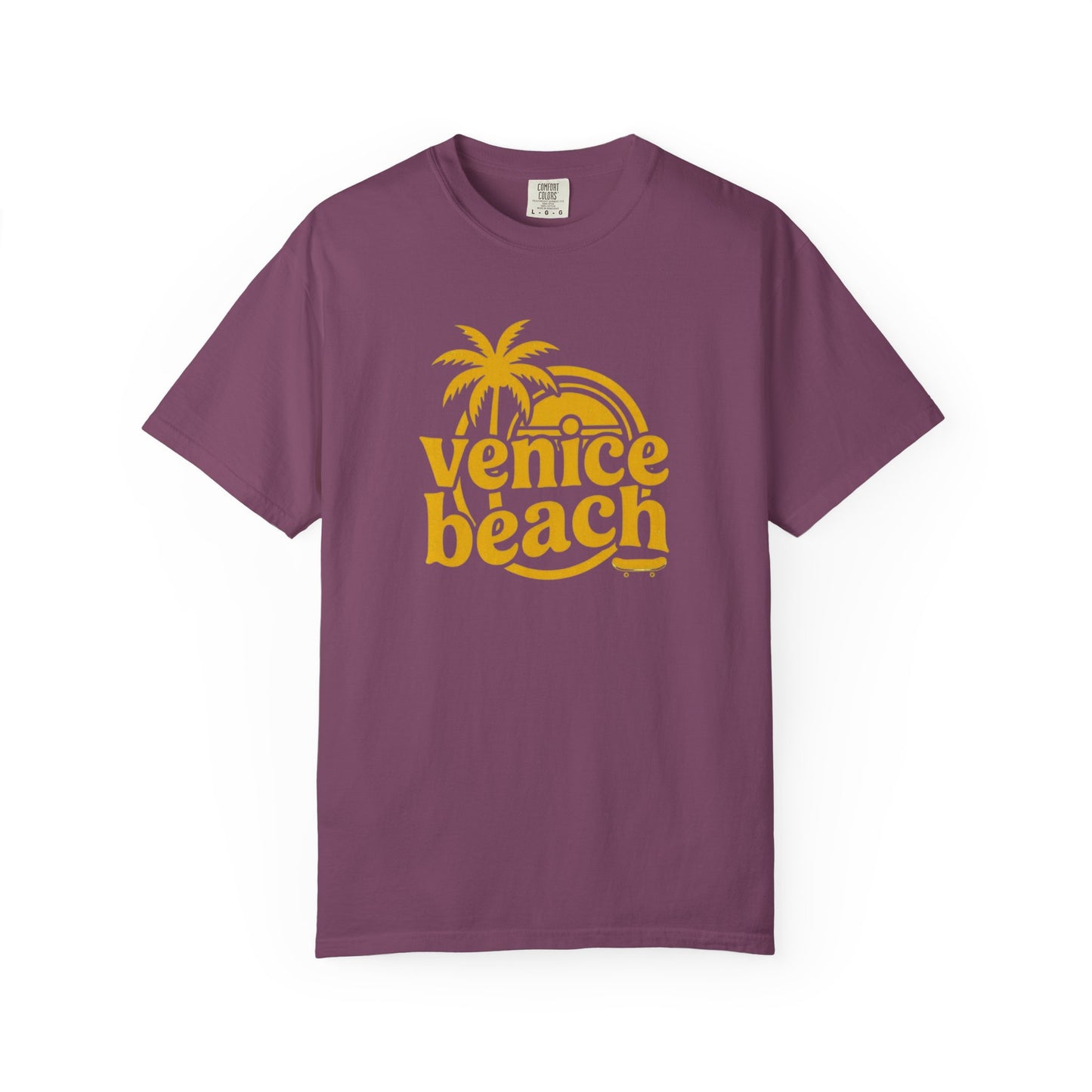 Venice Beach Retro Palm T-Shirt — Vintage Surf Vibe Tee