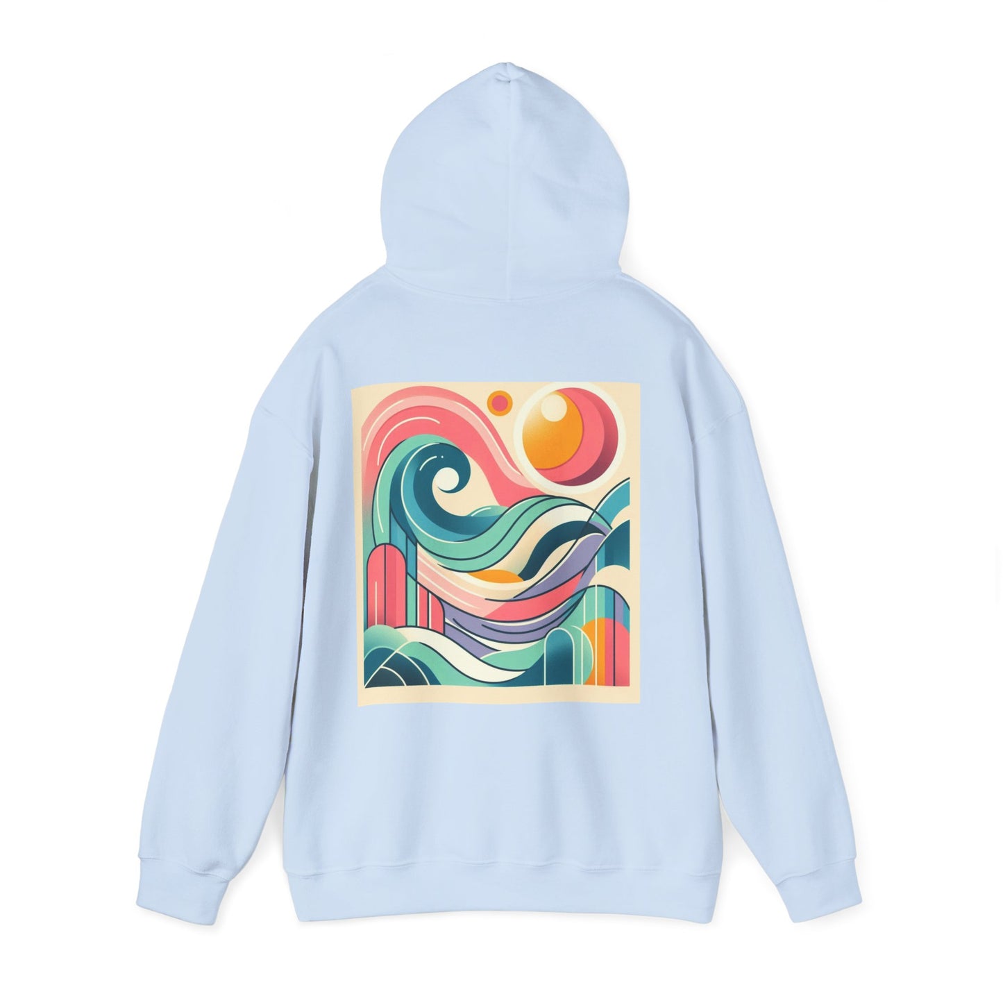 Geometric Wave Hoodie