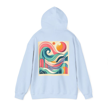 Geometric Wave Hoodie