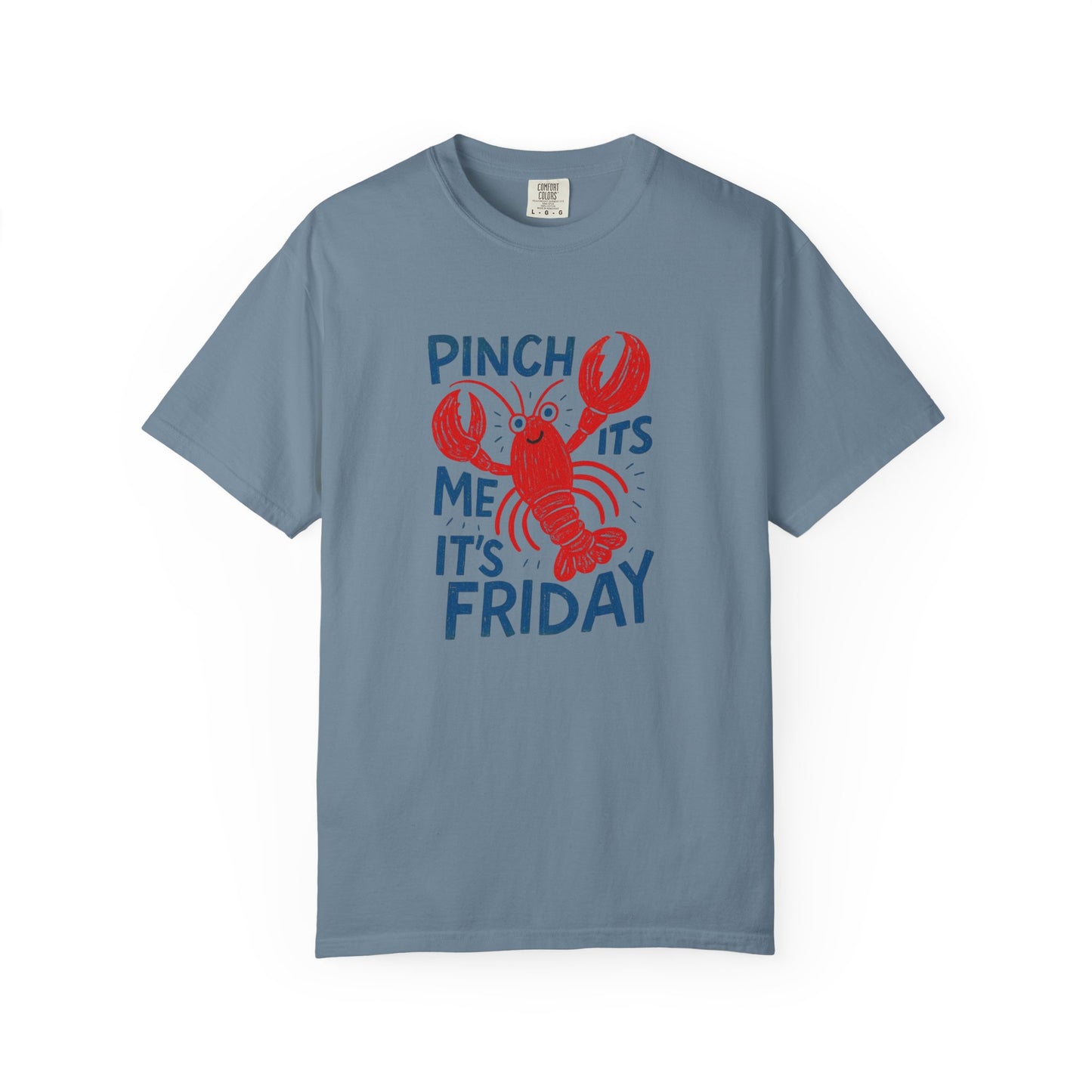 Friday Lobster T-Shirt — "Pinch Me It's Friday" Vintage Seafood Tee