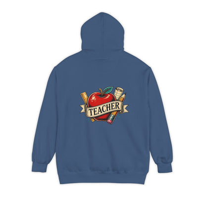 Teacher Vintage Heart Hoodie