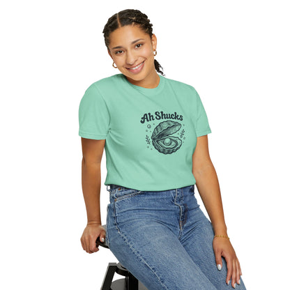 Ah Shucks Oyster T-Shirt — Vintage Nautical Seafood Tee