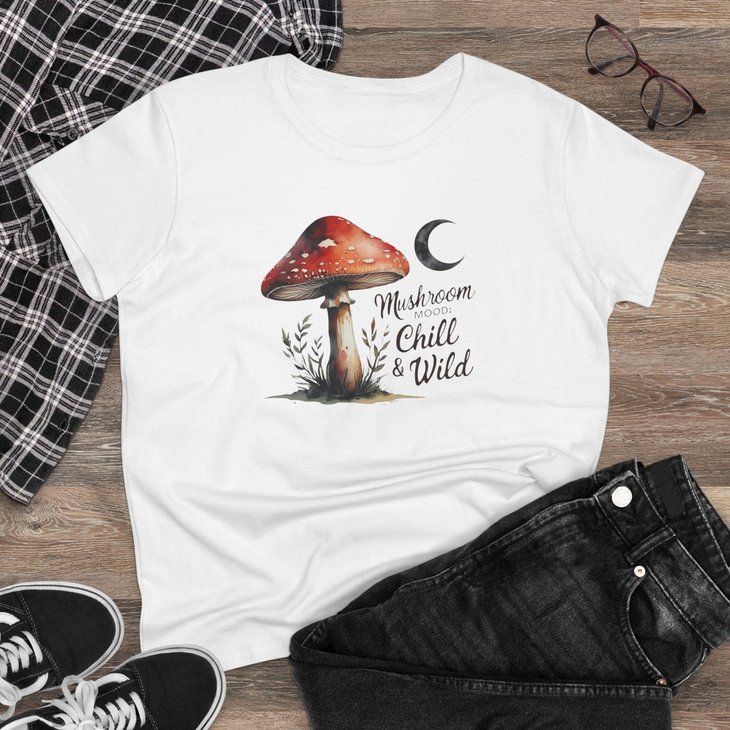 Mushroom Mood Chill & Wild Tee