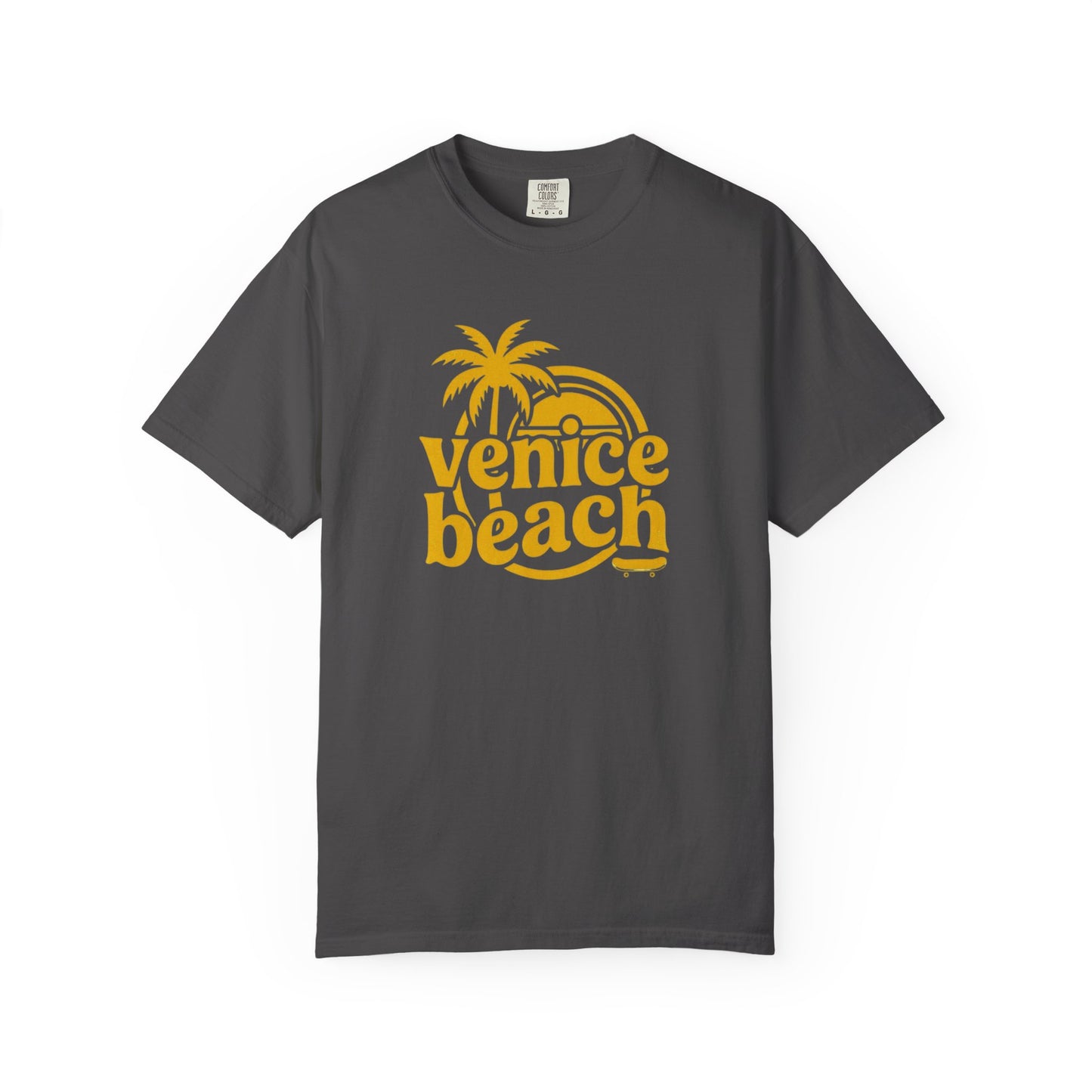 Venice Beach Retro Palm T-Shirt — Vintage Surf Vibe Tee