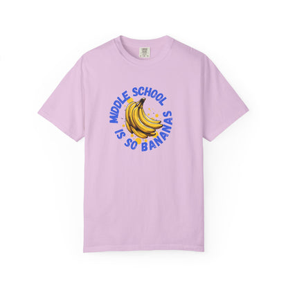 "Middle School Is So Bananas" Banana Graphic Tee