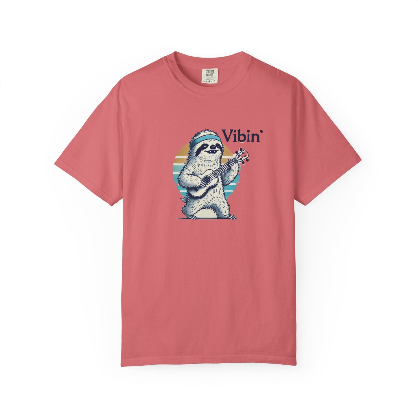 Sloth Playing Ukulele Vibin'
