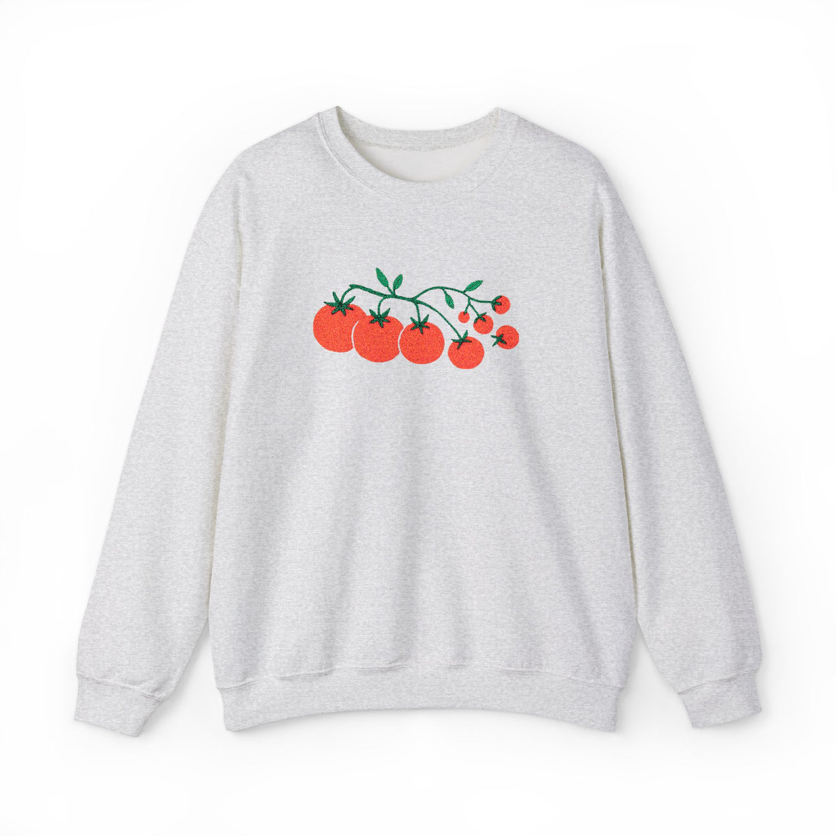 Cherry Tomato Vine Embroidered Sweatshirt