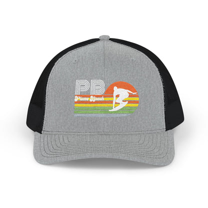 Pismo Beach Sunset Surf Trucker Cap