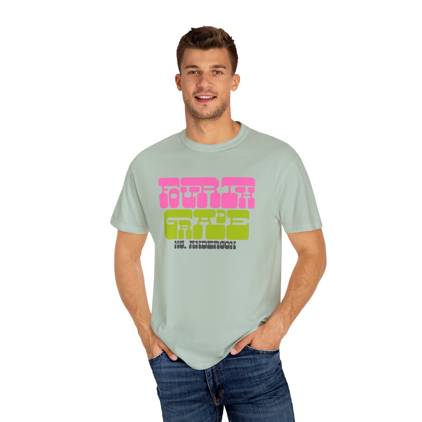 Groovy Fourth Grade Teacher - Personalized