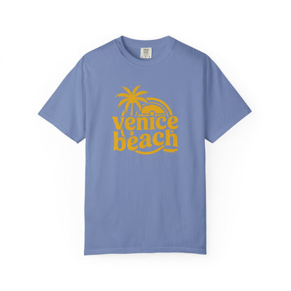 Venice Beach Retro Palm T-Shirt — Vintage Surf Vibe Tee