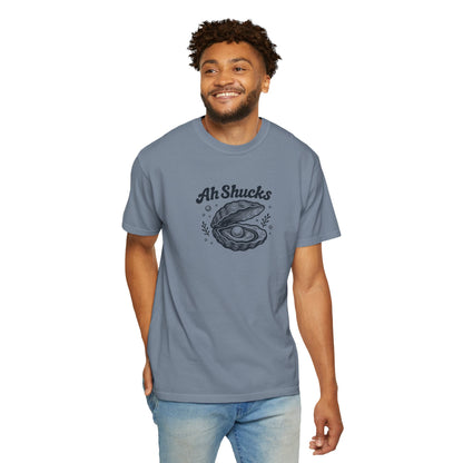 Ah Shucks Oyster T-Shirt — Vintage Nautical Seafood Tee