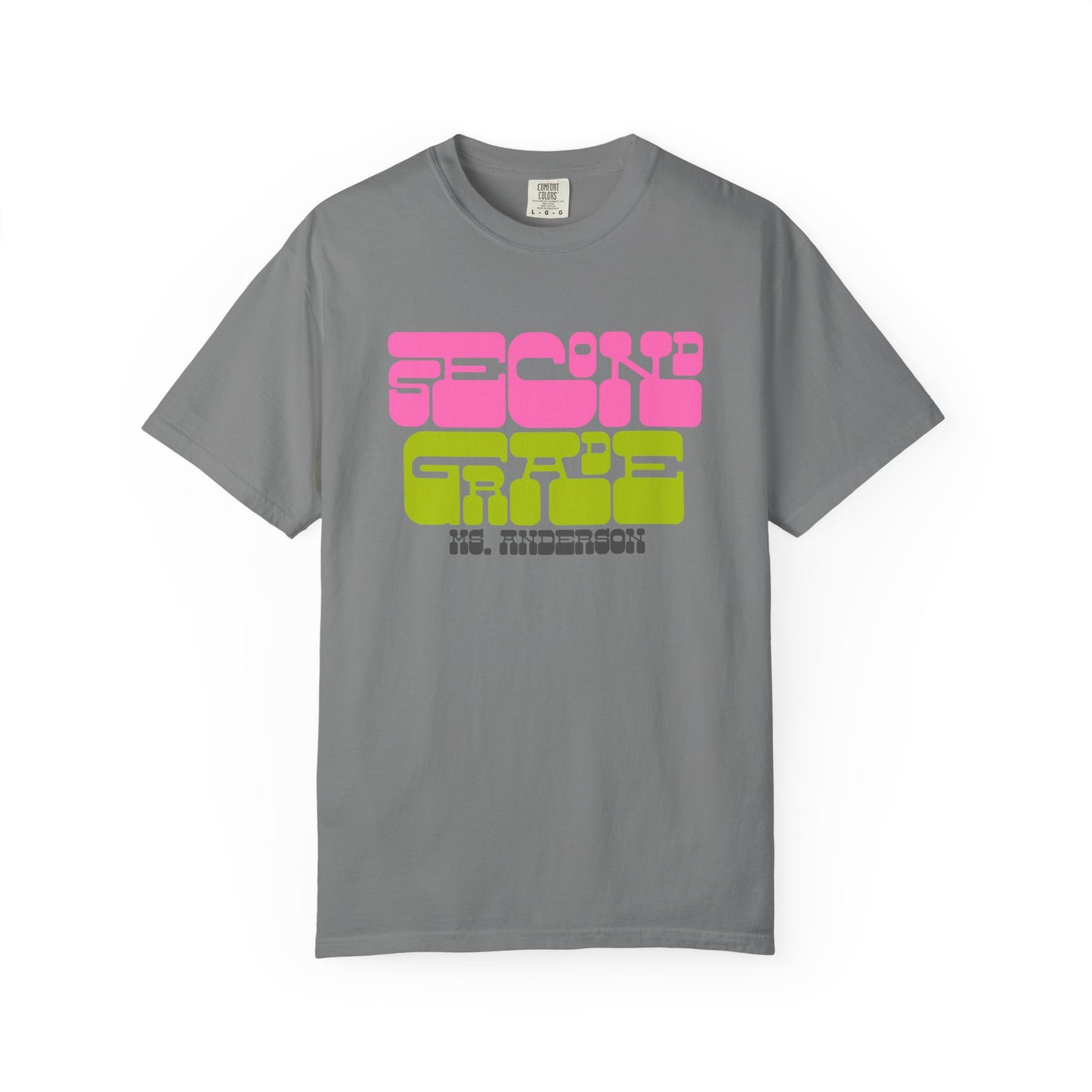 Groovy Second Grade Teacher - Personalized