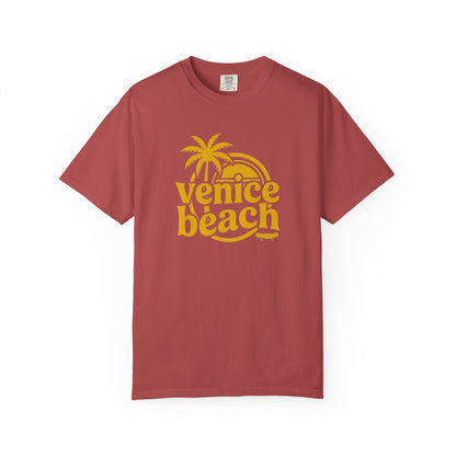 Venice Beach Retro Palm T-Shirt — Vintage Surf Vibe Tee