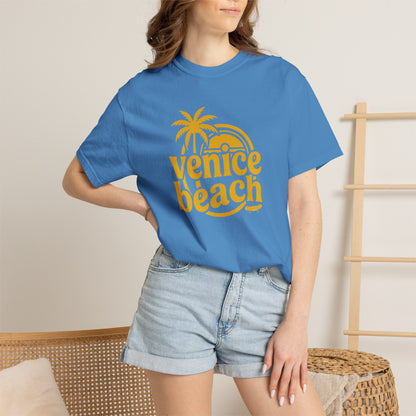Venice Beach Retro Palm T-Shirt — Vintage Surf Vibe Tee
