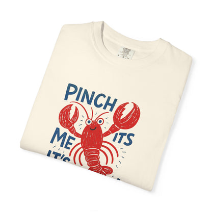 Friday Lobster T-Shirt — "Pinch Me It's Friday" Vintage Seafood Tee