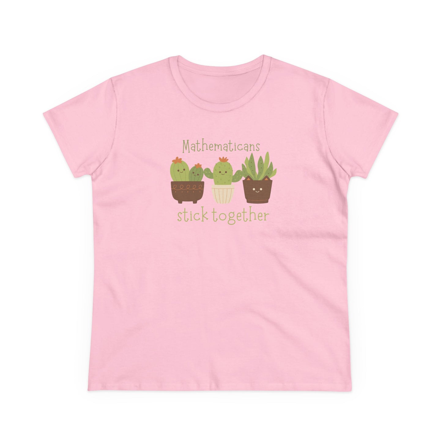 Cute Cactus Graphic Tee, Perfect for Teachers, Math Lovers, Gift for Students, Summer Style, Casual Wear