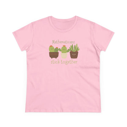 Cute Cactus Graphic Tee, Perfect for Teachers, Math Lovers, Gift for Students, Summer Style, Casual Wear
