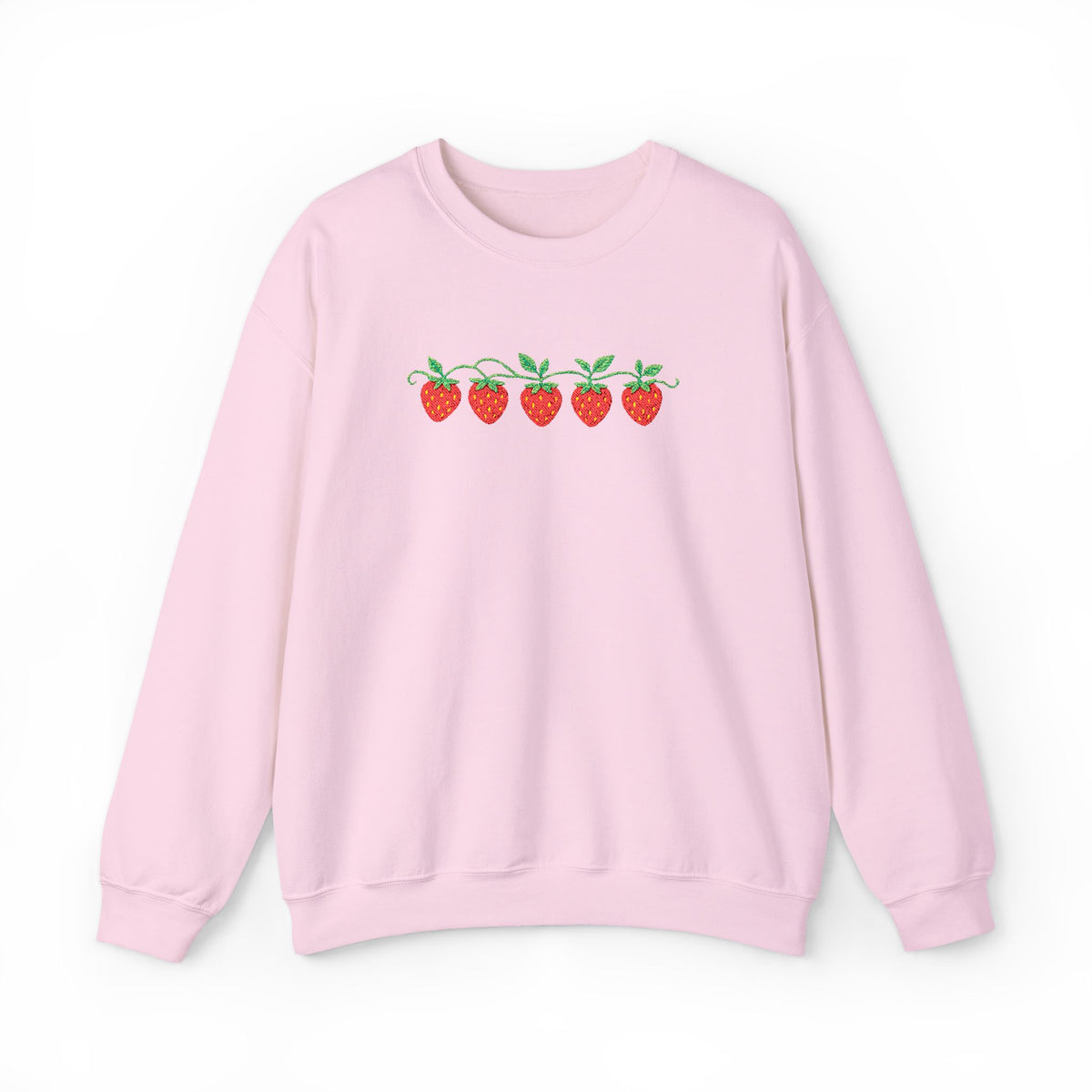 Strawberry Row Embroidered Sweatshirt