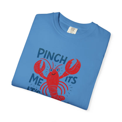 Friday Lobster T-Shirt — "Pinch Me It's Friday" Vintage Seafood Tee