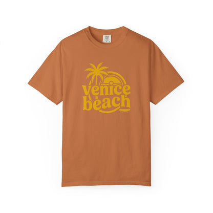 Venice Beach Retro Palm T-Shirt — Vintage Surf Vibe Tee