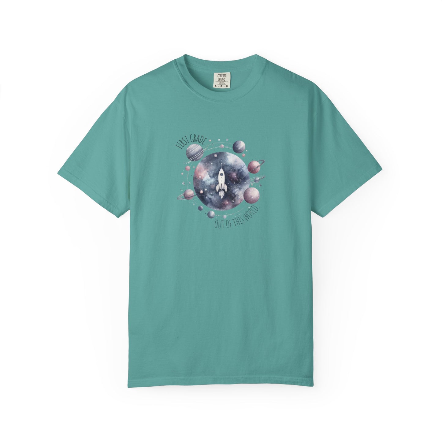 "First Grade - Out of This World" Space Tee