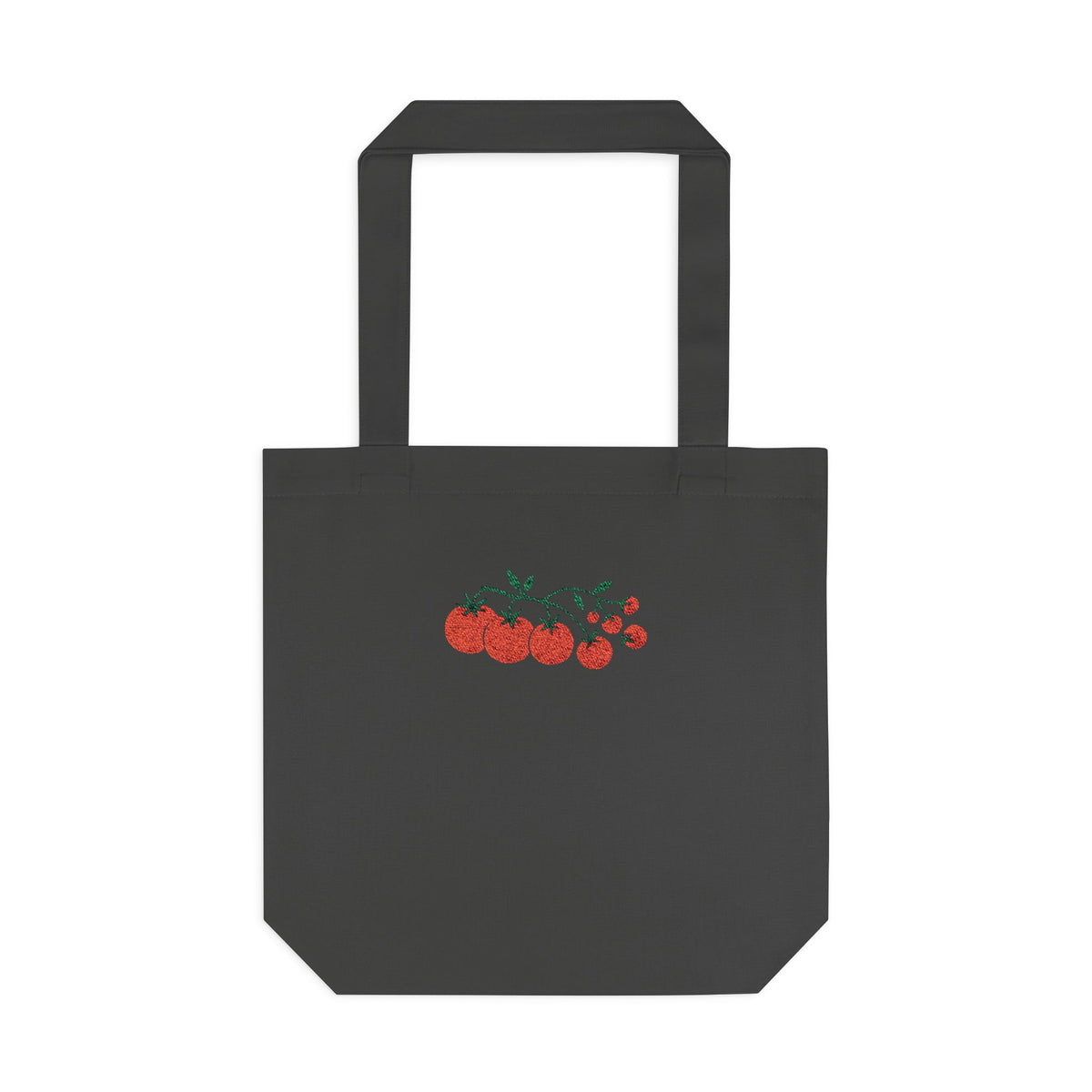 Embroidered Cherry Blossom Cotton Tote Bag — Floral Everyday Market Bag