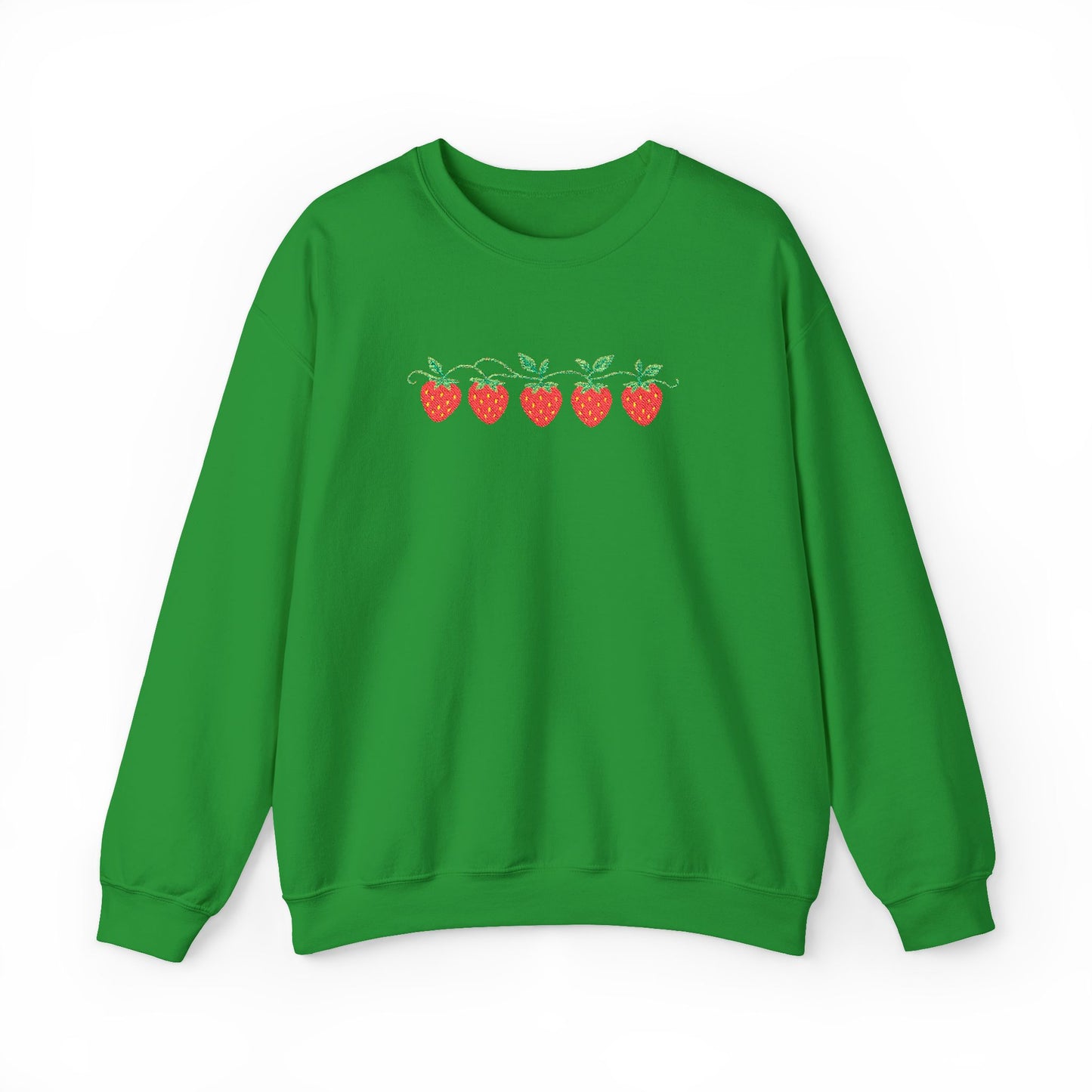 Strawberry Row Embroidered Sweatshirt