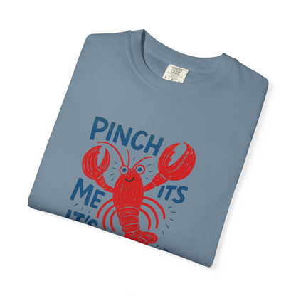 Friday Lobster T-Shirt — "Pinch Me It's Friday" Vintage Seafood Tee