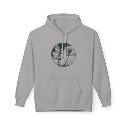 Grunge Fairy Blowing Dandelion Fleece Hoodie