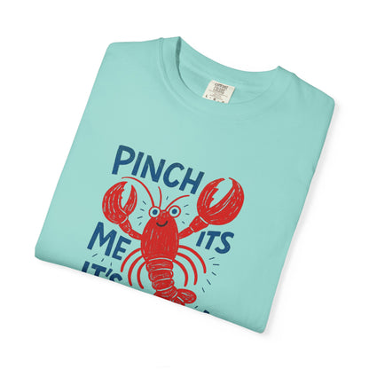 Friday Lobster T-Shirt — "Pinch Me It's Friday" Vintage Seafood Tee